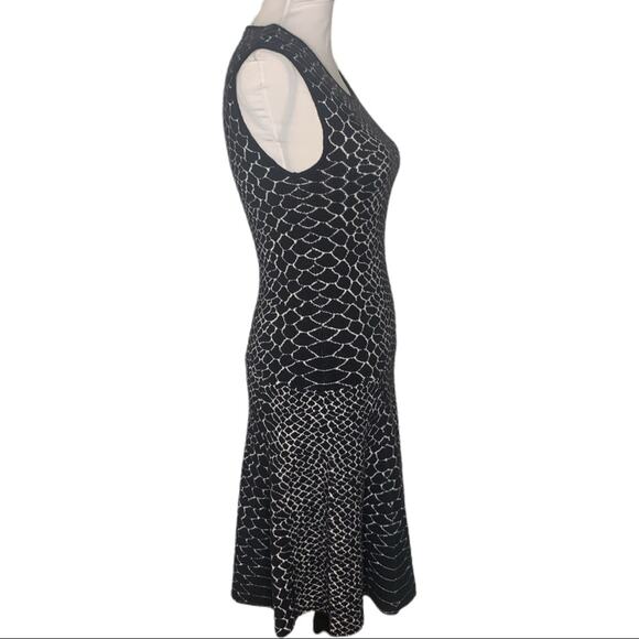 Sam Edelman Selby Jacquard Fit & Flare Dress M - Picture 4 of 7